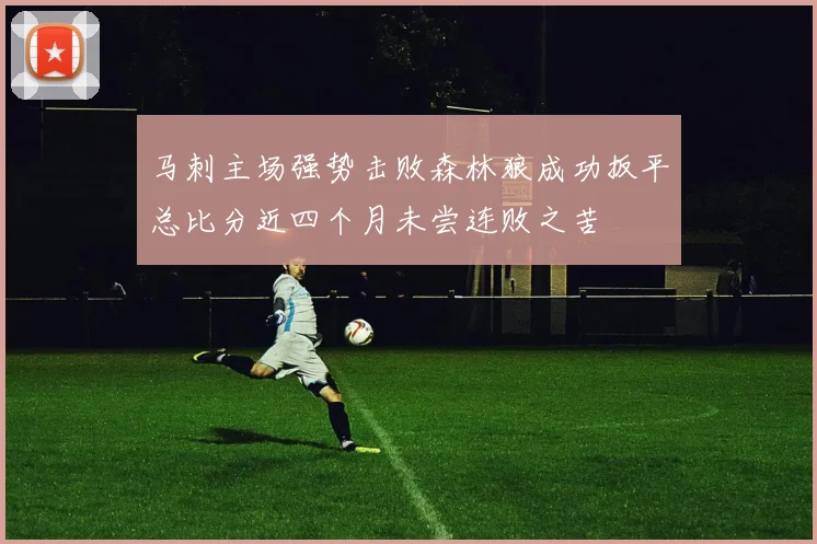 马刺主场强势击败森林狼成功扳平总比分近四个月未尝连败之苦